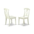 thumbnail image 3 of East West Furniture Dining Room Set Linen White, SHKE3-LWH-W, 3 of 5
