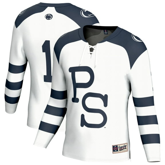 Youth GameDay Greats #1 White Penn State Nittany Lions Lightweight Hockey Fashion Jersey