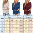 thumbnail image 2 of SHIBEVER Fashion Crew Neck Button T-Shirts for Women Casual Fall Cute Long Sleeve Tunics Tops Blouses Apricot, 2 of 6