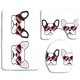 thumbnail image 1 of ABPHQTO Perro Bulldog Francés Corazón Gafas de sol Cachorro Juego de alfombras de baño de 3 piezas Alfombra de baño Alfombra de contorno y tapa de inodoro ABPHQTO Cont-CHAPPLE-36577, 1 of 2