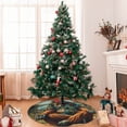 thumbnail image 7 of Yiaed Forest Meditating Gorilla Print Christmas Tree Skirt , Tree SkirtsTree Mat for Christmas Winter Holiday Indoor Decorations-48", 7 of 7