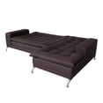 thumbnail image 3 of Sofá Cama M & E Muebles Carmen Modular Chocolate de Lino Derecha, 3 of 9