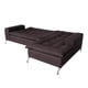 thumbnail image 3 of Sofá Cama M & E Muebles Carmen Modular Chocolate de Lino Derecha, 3 of 9