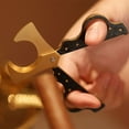 thumbnail image 7 of Cigar Cutter Knife Metal Cigar Guillotine Tobacco Cutting Tool Sharp Double Edged Tobacco Cutting Tool Handle Cigar Scissors (style3), 7 of 7