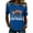 Blue, variant on 250th Anniversary USA Shirt, Women's America 250 Merchandise, 1776 We The People Patriotic Flag Graphic Tee, 2026 Commemorative Color Block Top