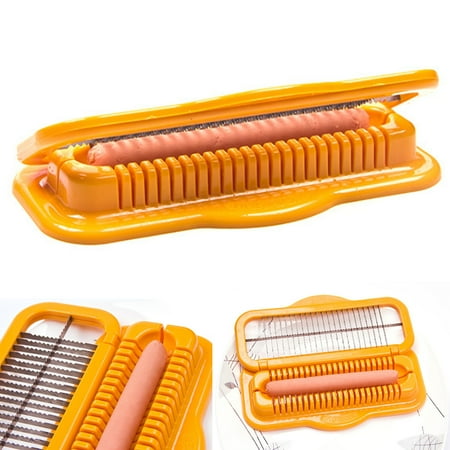 

Hot Dog Cutter 1PC Multifunctional Hot Dog Sausage Cutter Ham Banana Peel Kitchen Tool Kitchen Hand Cutting