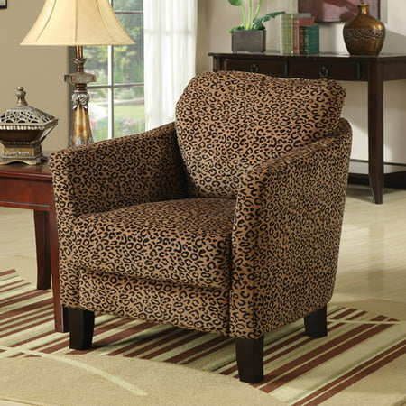 Coaster Accent Chair In Cheetah Pattern - Walmart.com