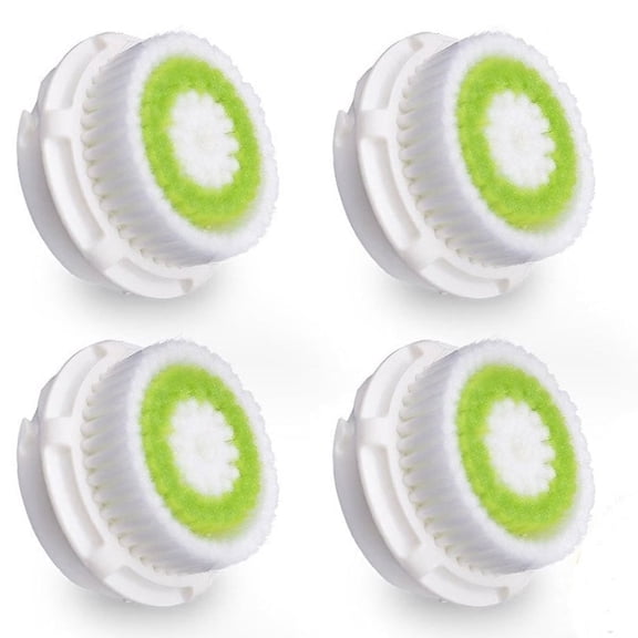 TreatMe100 4-Pack Acne Replacement Facial Brush Heads, Compatible with Clarisonic, Standard Size, 4 Ct