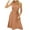 Khaki, variant on Summer Dress Saving! Jerdar Casual Dresses for Women Printed Leisure Round-Neck Sleeveless Long Dress Wine S