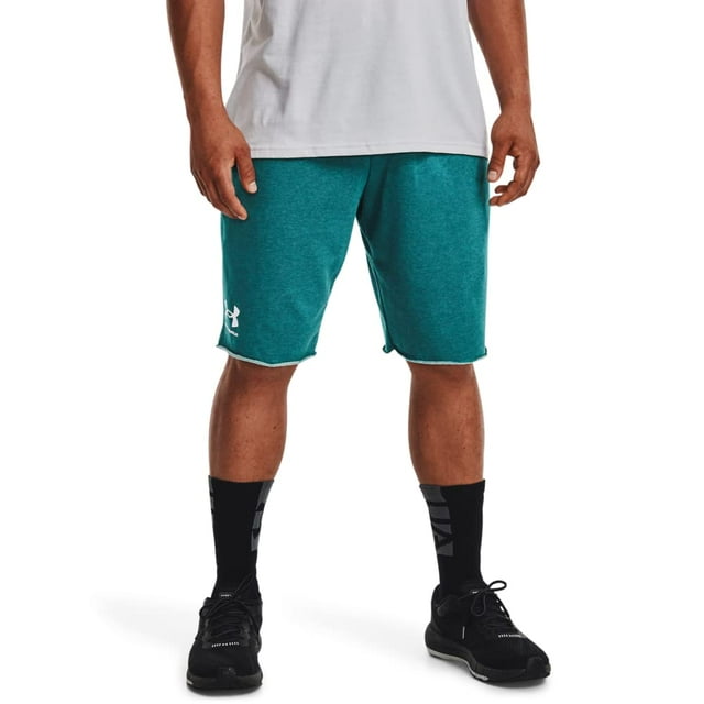 Pantalones cortos Under Armour Rival Terry Cerulean Small para hombre