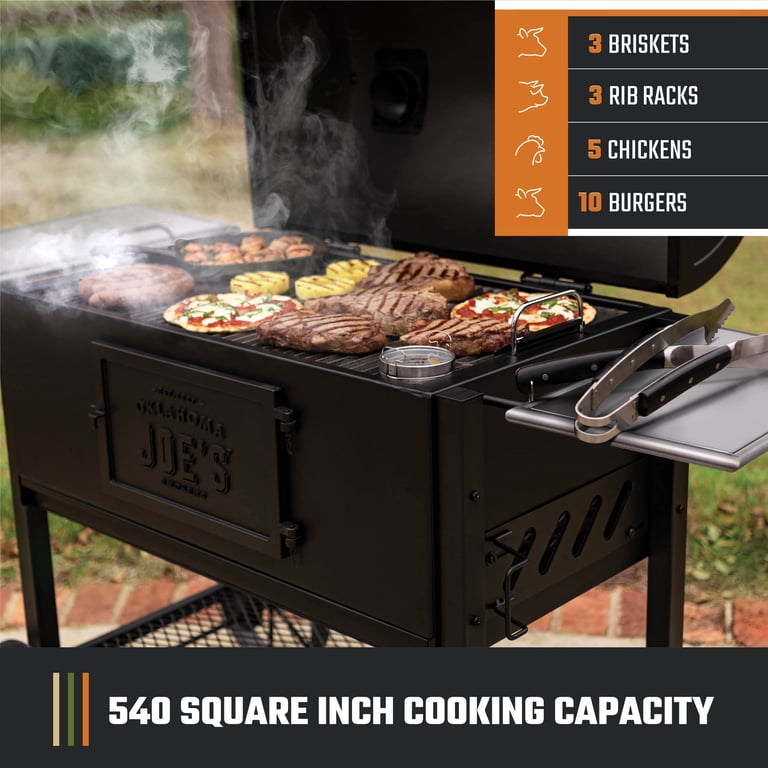 Oklahoma Joe's Judge Outdoor BBQ Charcoal Grill - Walmart.com