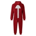 thumbnail image 5 of Ulitacool Boys Winter Romper Long Sleeve Onesies Hooded Jumpsuit Warm Lined Home Wear Outfit For Toddler Kids Round Neck Bodysuits Trend Wear 4-5 Years, 5 of 5