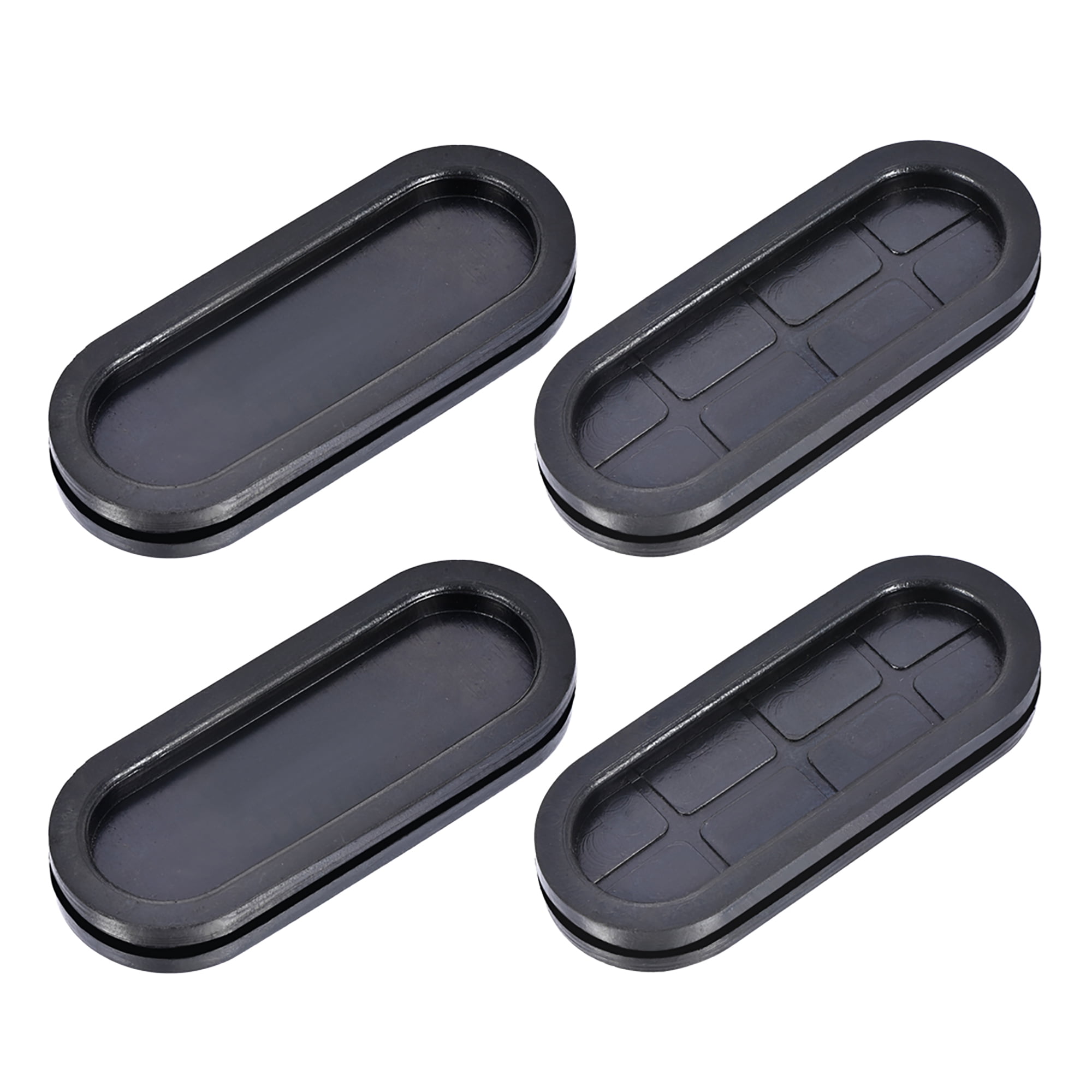 Wire Protector Oil Resistant Armature Oval Rubber Grommets 30x80mm