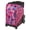 Black Frame, variant on Zuca 18" Sport Bag - Romantic Botanic with Flashing Wheels (Pink Frame)