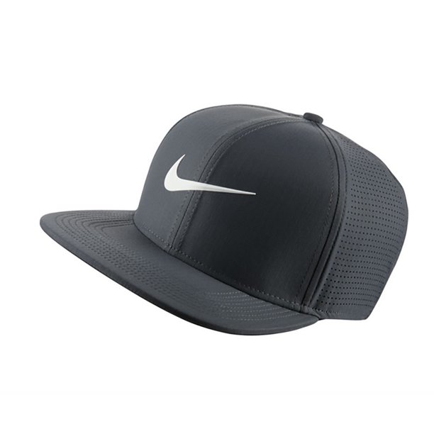 NEW 2018 Nike Aerobill Pro Cap Perforated Dark Grey Adjustable Flatbill ...