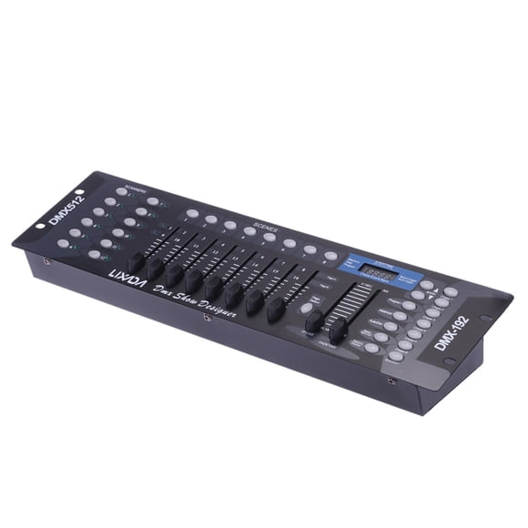 Controlador de 192 Canales para Operaciones de Iluminación de Escenarios Lixada Controlador de luz de escenario