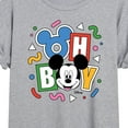 thumbnail image 3 of Disney - Mickey Oh Boy 90s - Women's Oversized T-Shirt, 3 of 5