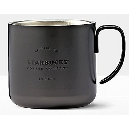 Starbucks Open Christmas Starbucks 2017 Black Christmas Espresso Stainless Steel 3 Oz Demi Mug ()