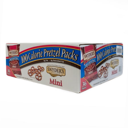 Snyder's Mini Pretzels 100 Calorie Bags 36 Count