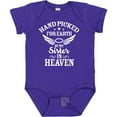 thumbnail image 3 of Inktastic Handpicked for Earth by My Sister in Heaven with Angel Wings Boys or Girls Baby Bodysuit, 3 of 5