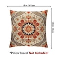 thumbnail image 4 of BANET Ethnic Pattern Red Boho Pillow Cover Southwest Farmhouse Pillow Cover Home Decor Throw Pillow Case Cushion Cover for Sofa Couch 12x12in, 4 of 7