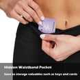 thumbnail image 5 of FEDTOSING High Waist Soft Yoga Shorts Black Workout Booty Spandex Shorts for Women 3",up to Size 2XL, 5 of 5
