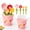 Color-B, variant on 4-Piece Ceramic Flower Measuring Set – Flower Shaped Cups & Spoons with Pot Holder, for Dry & Wet Ingredients, Baking Gift