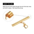thumbnail image 5 of 10Sets Slide on End Clasps with Lobster Claw Clasps & Extension Chain 35mm for DIY Craft Making, Light Golden, 5 of 6
