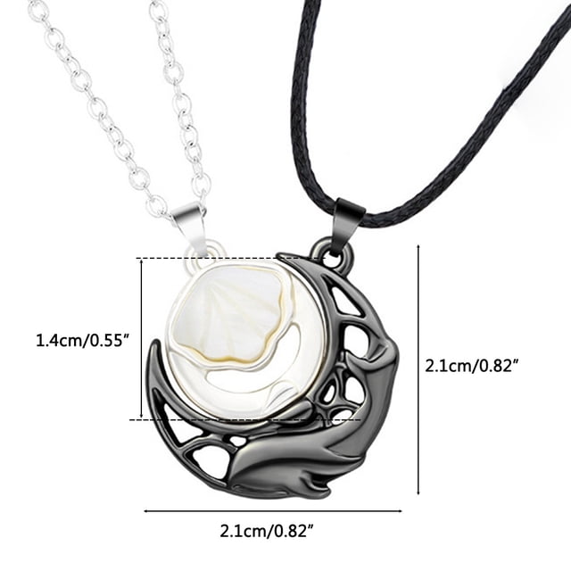 Collar a juego para parejas, collar a juego para parejas, collares magnéticos para mejores amigos, collares para parejas, durabilidad extendida