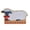 A1 Sheep, variant on 3D Halloween Rug, Spooky Ghost 3D Illusion Quilted Round Mat, Soft Non-Slip Fabric Modern Home Decor,35"