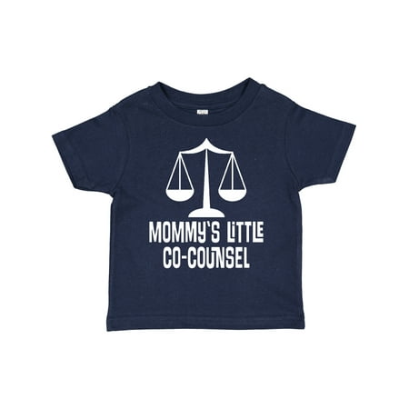 

Inktastic Lawyer Mommy Little Co Counsel Gift Toddler Boy or Toddler Girl T-Shirt