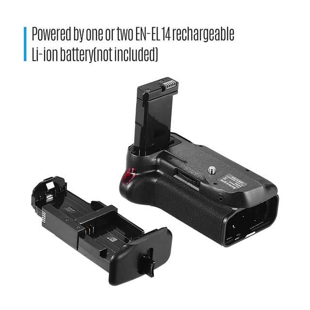 Vertical Battery Grip Holder for D5500 D5600 DSLR Camera EN-EL 14 Battery Powered with IR Remote Control