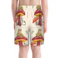 thumbnail image 3 of Cauagu Frog Sitting On Mushroom Print Swim Trunks for Men,Youth Boys Swim Shorts Compression Liner Beach Shorts Boys' Swimming Shorts 7-20 Years Bathing Suit-Small, 3 of 7