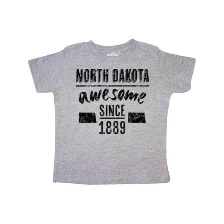 

Inktastic North Dakota Awesome Since 1889 Gift Toddler Boy or Toddler Girl T-Shirt
