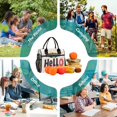 thumbnail image 6 of FORMRS Insulated Lunch Bag for Work School Unisex Large Capacity Cooler with Shoulder Strap, Beige UFO, 6 of 6