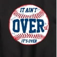 thumbnail image 3 of Instant Message - It Ain't Over Baseball - Kids Crew Fleece, 3 of 6