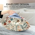 thumbnail image 4 of Yayeee Pillowcase Queen Size Set of 2 Satin Wrinkle Resistant Pillow Case, Watercolor Leaves, 4 of 8