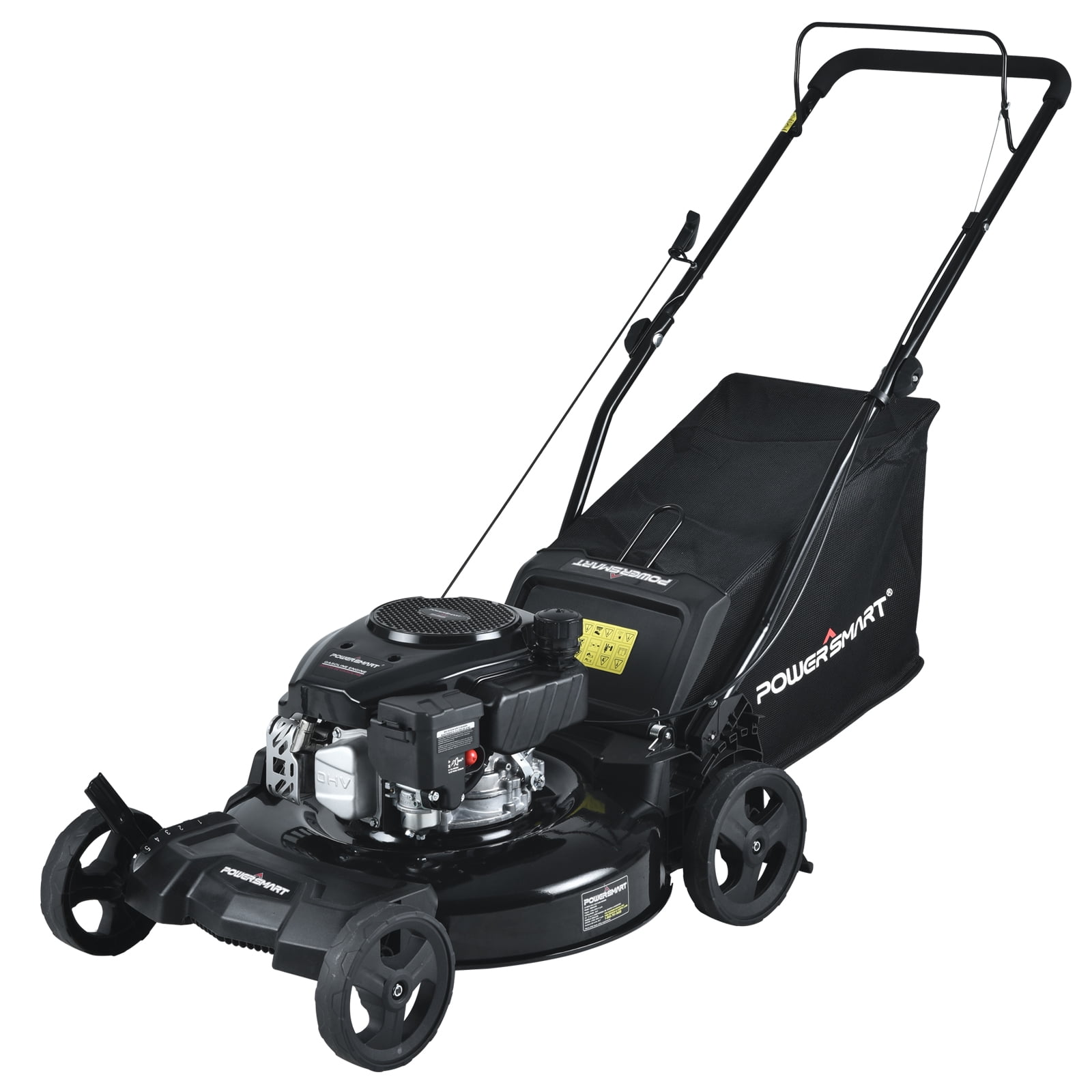 Power Smart 21inch 3in1 Gas Powered Push Lawn Mower with 170cc