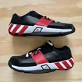thumbnail image 1 of Ad-id-as Regulate Men's Retro Basketball Shoes FZ2124 Black Red Sneakers Size 10, 1 of 6