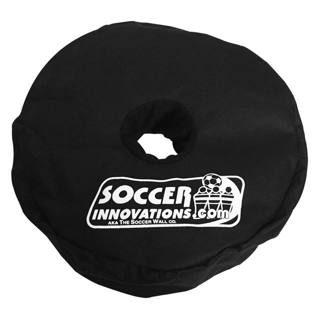Agujero central Sandbag Soccer Innovations para césped de pared de fútbol