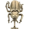 thumbnail image 2 of WEUVEB Vintage Bronze Beetle Desk Ornament Solid Metal Decorative Figurine for Home Office Decor, 2 of 9