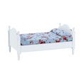thumbnail image 2 of 1/12 linda casa de muñecas cama azul Calico Mini cama modelo para casa de muñecas (blanco) Ndcxsfigh  libre de BPA, 2 of 9