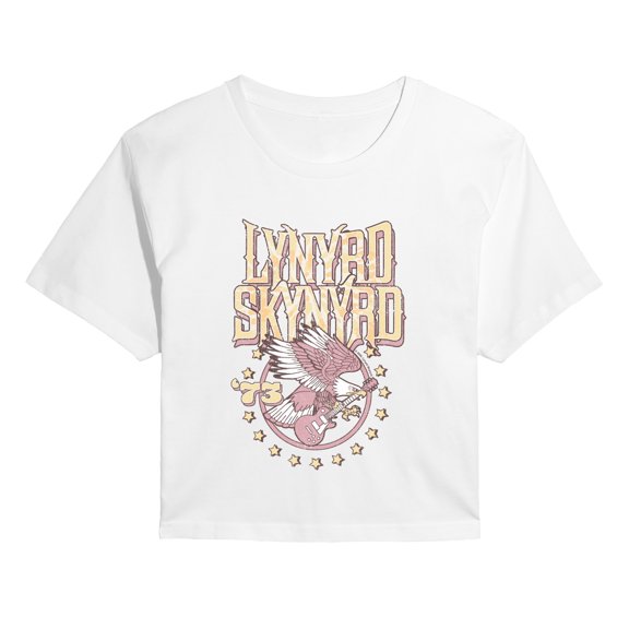 Lynyrd Skynyrd - Eagle - Juniors Cropped Graphic T-Shirt