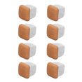 thumbnail image 4 of Furniture Leg Protector, Square Shape Chair Legs  Noise Reduction 8Pcs With Woven Felt Pad Bottom For Office For Household Small Size,Medium Size,Large Size, 4 of 8