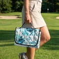 thumbnail image 4 of Xixirimido Quilted Golf Cart Seat Blanket Universal Heavy Duty Golf Cart Seat Cover Towel for EZGO Yamaha Club Car & More 2-Seater Carts Foldable Seat Covers, Sea Turtle Corals Starfish, 4 of 8