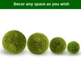thumbnail image 7 of Home Decor Artificial Plant Topiary Ball Artificial Plant Topiary Ball, Lifelike Artificial Boxwood Balls, Indoor Outdoor Decorative Fake Greenery Plants for Home Office, Garden, Wedding, Porch, 7 of 7