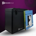 thumbnail image 5 of DRAGONSCALE Étui de Rangement en Métal pour Disques Vinyles 12 Pouces – Contient 50+ Singles, Coffre en Aluminium Durable, Compact et Protecteur, Noir, 5 of 5