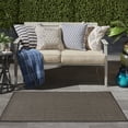 thumbnail image 4 of Nourison Horizon Indoor/Outdoor 3' x 5' Charcoal Modern Rug, 4 of 10
