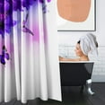 thumbnail image 3 of 4 Piece Shower Curtain Sets, with 12 Hooks, Unicorns Animal with Non-Slip Rugs, Toilet Lid Cover and Bath Mat for Bathroom Decor Set, 72" x 72", 3 of 7