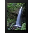 thumbnail image 2 of Thomas, Logan 17x24 Black Modern Framed Museum Art Print Titled - Serene Waterfall, 2 of 5